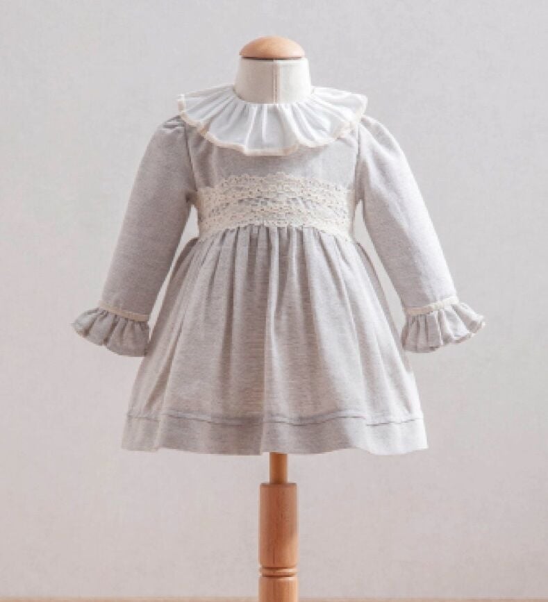 Tongs Baby Elbi̇se 3878 Gri̇