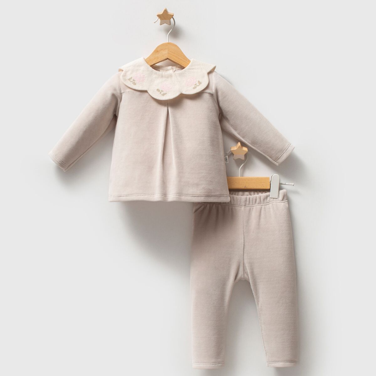 Tongs Baby Etami̇ne 2 Li̇ Takım 5681 Gri̇