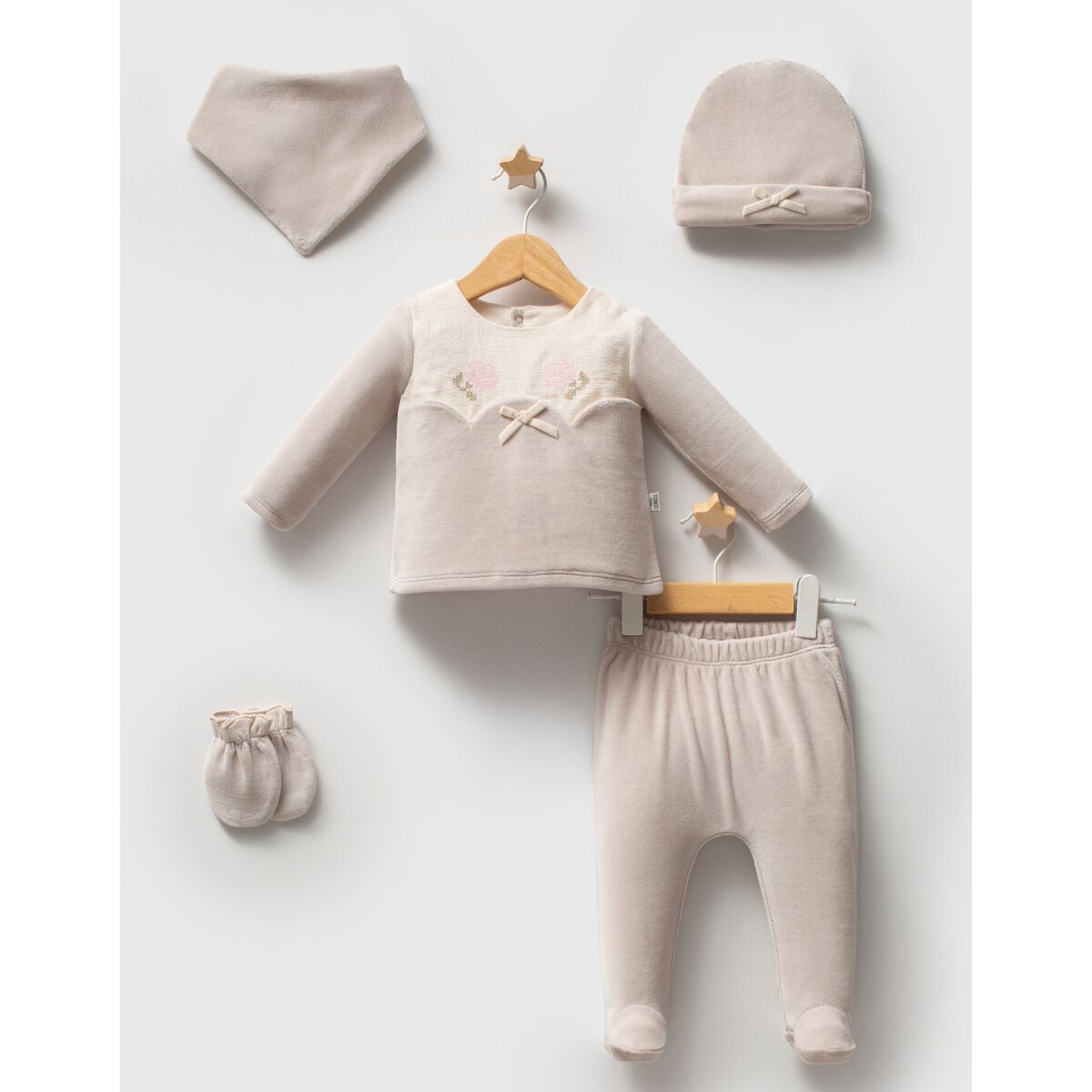 Tongs Baby Etami̇ne 5 Li̇ Hastane Çıkışı 5684 Gri̇