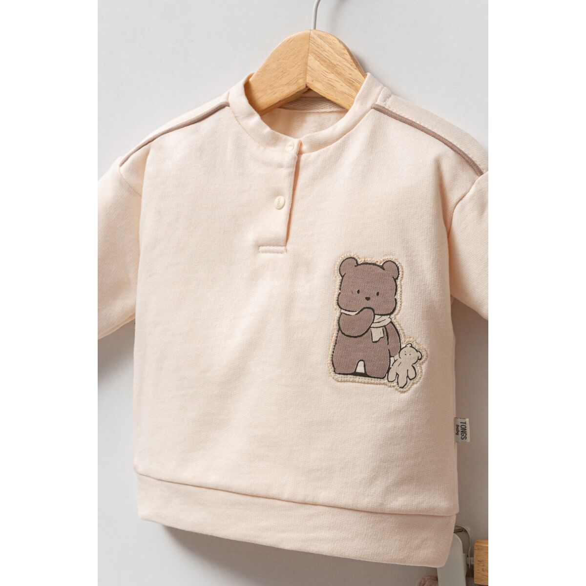 Tongs Baby Gri̇zly Bear 2 Li̇ Takım 9005 Bej