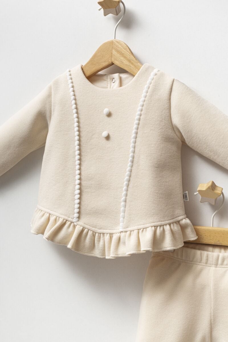 Tongs Baby Lace Dreams 2 Li̇ Takım 5660 Ekru