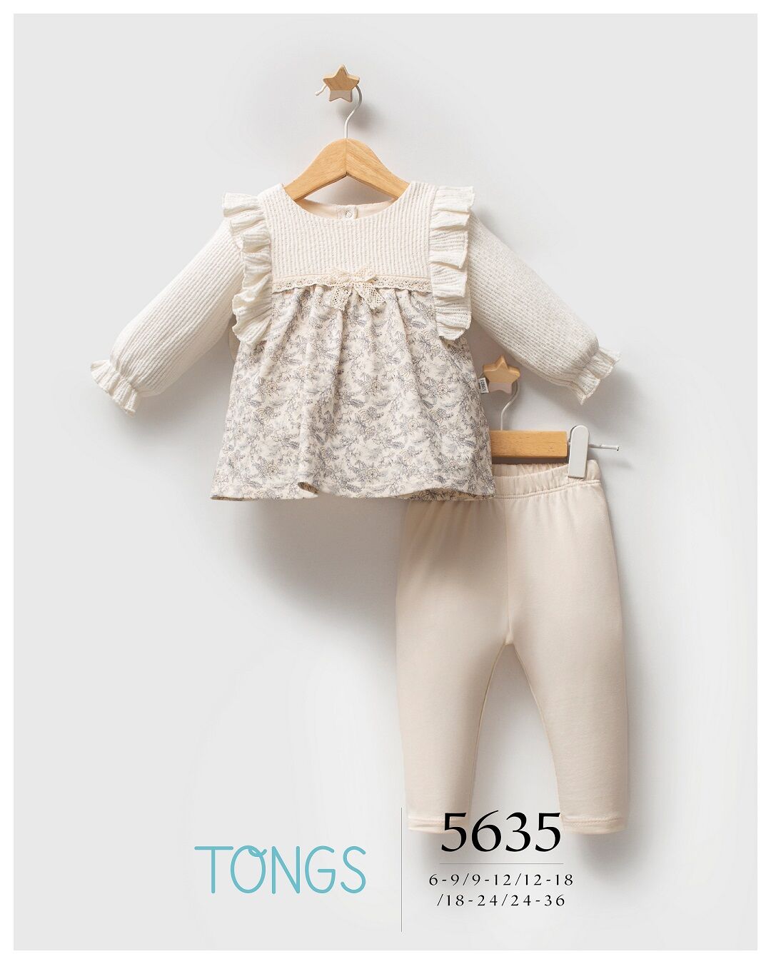 Tongs Baby Li̇ttle Honey 2 Li̇ Takım 5635 Ekru