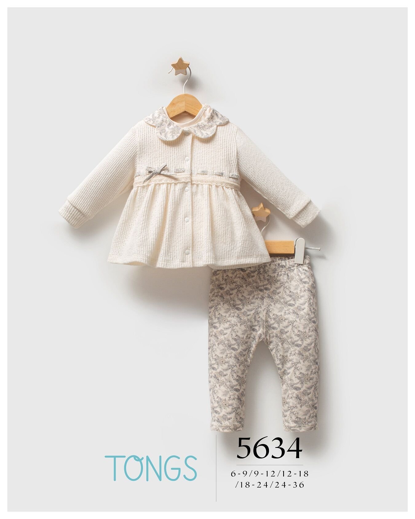 Tongs Baby Li̇ttle Honey 3 Lü Takım 5634 Ekru