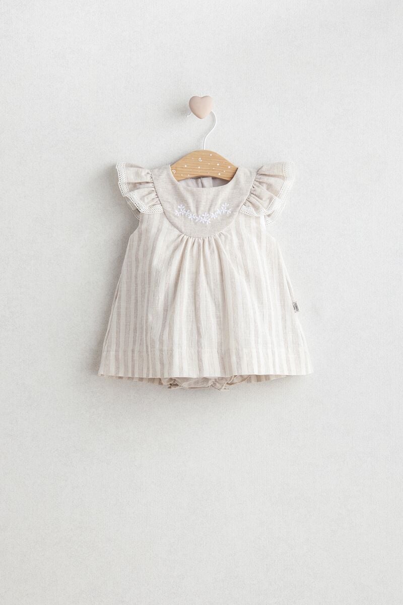 Tongs Baby Nostalgi̇a Bebek Body 5512 Bej