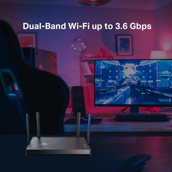Tp-Lınk Be230 Be3600 Dual-Band Wi̇-Fi̇ 7 Router