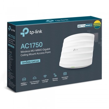 Tp-Lınk Omada Eap245 Ac1750 1Port Poe Tavan Ti̇pi̇ Access Poınt