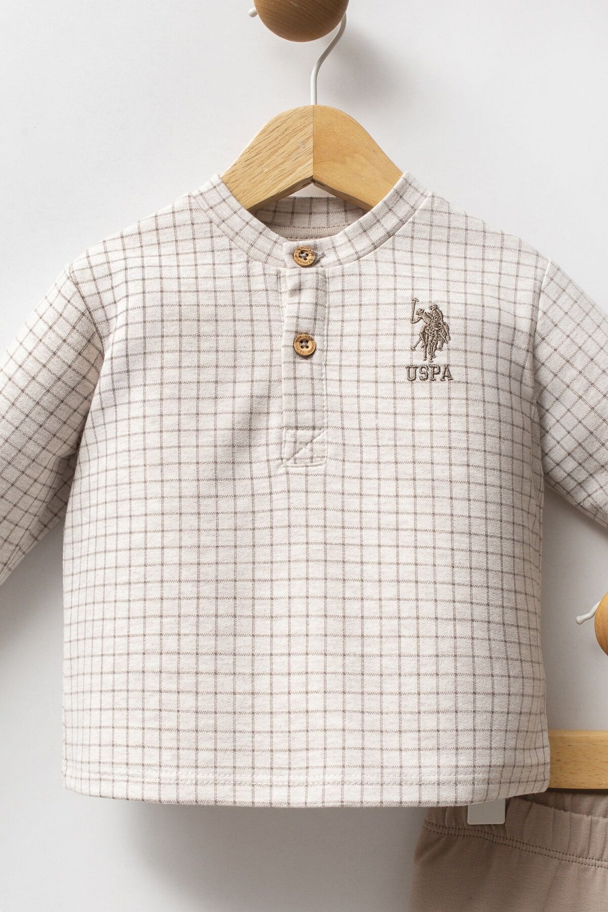 U.s. Polo Assn 2 Li̇ Takım Usb2576 Bej Melanj