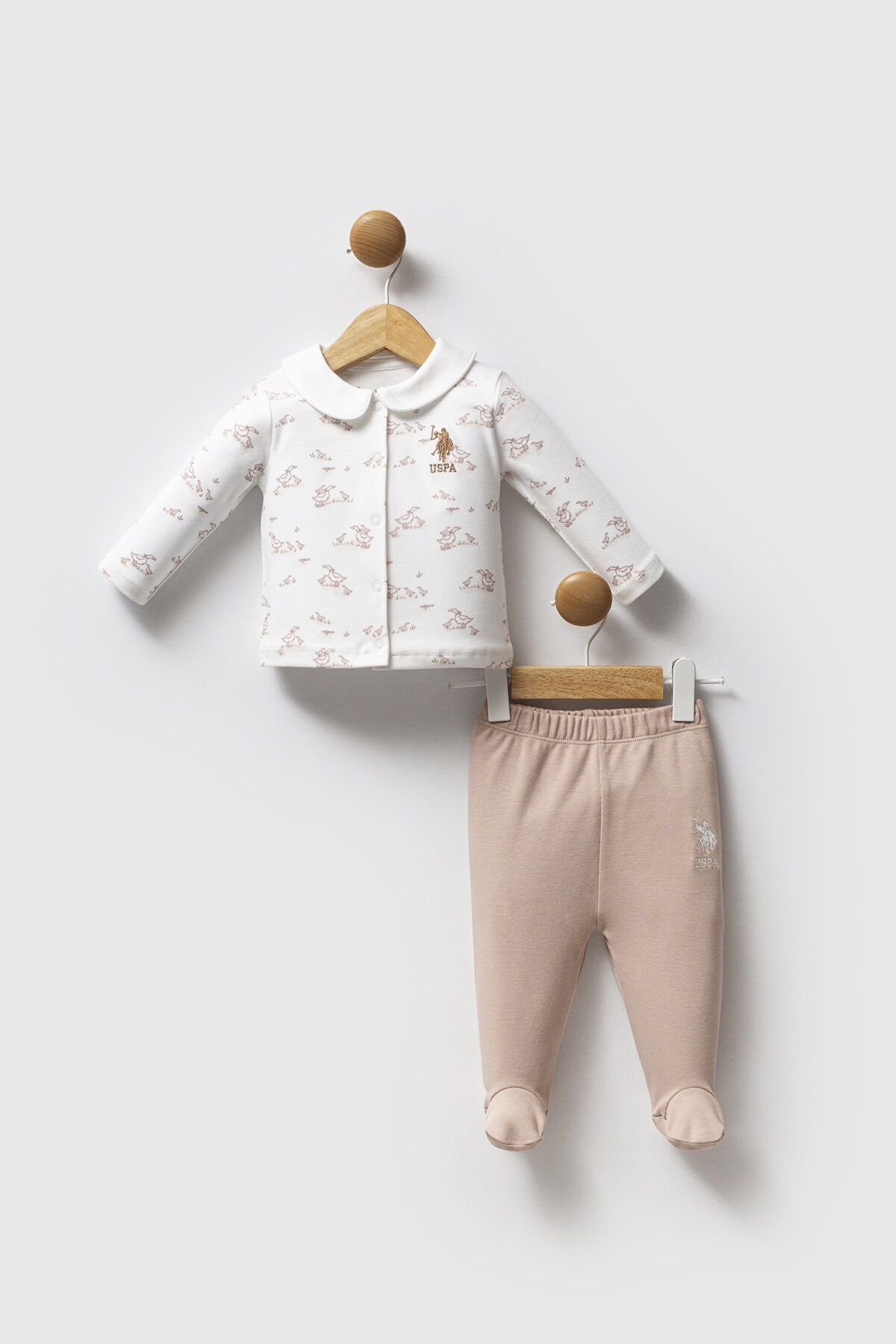 U.s. Polo Assn 2 Li̇ Takım Usb2707 Beyaz