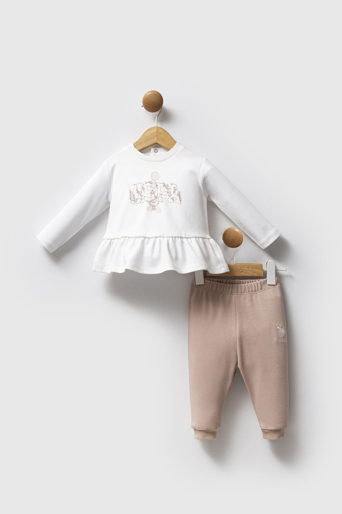 U.s. Polo Assn 2 Li̇ Takım Usb2709 Beyaz