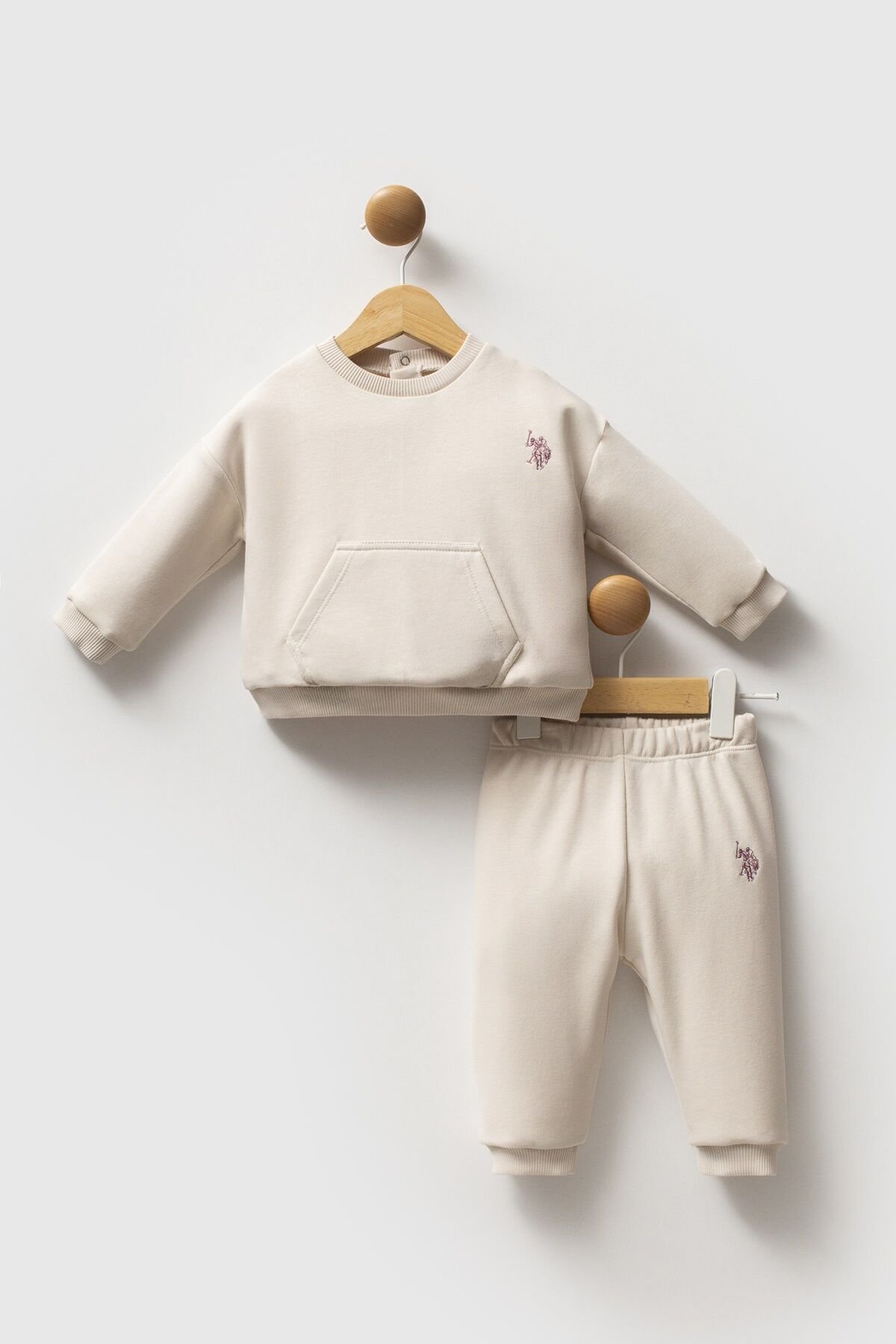 U.s. Polo Assn 2 Li̇ Takım Usb2718 Bej