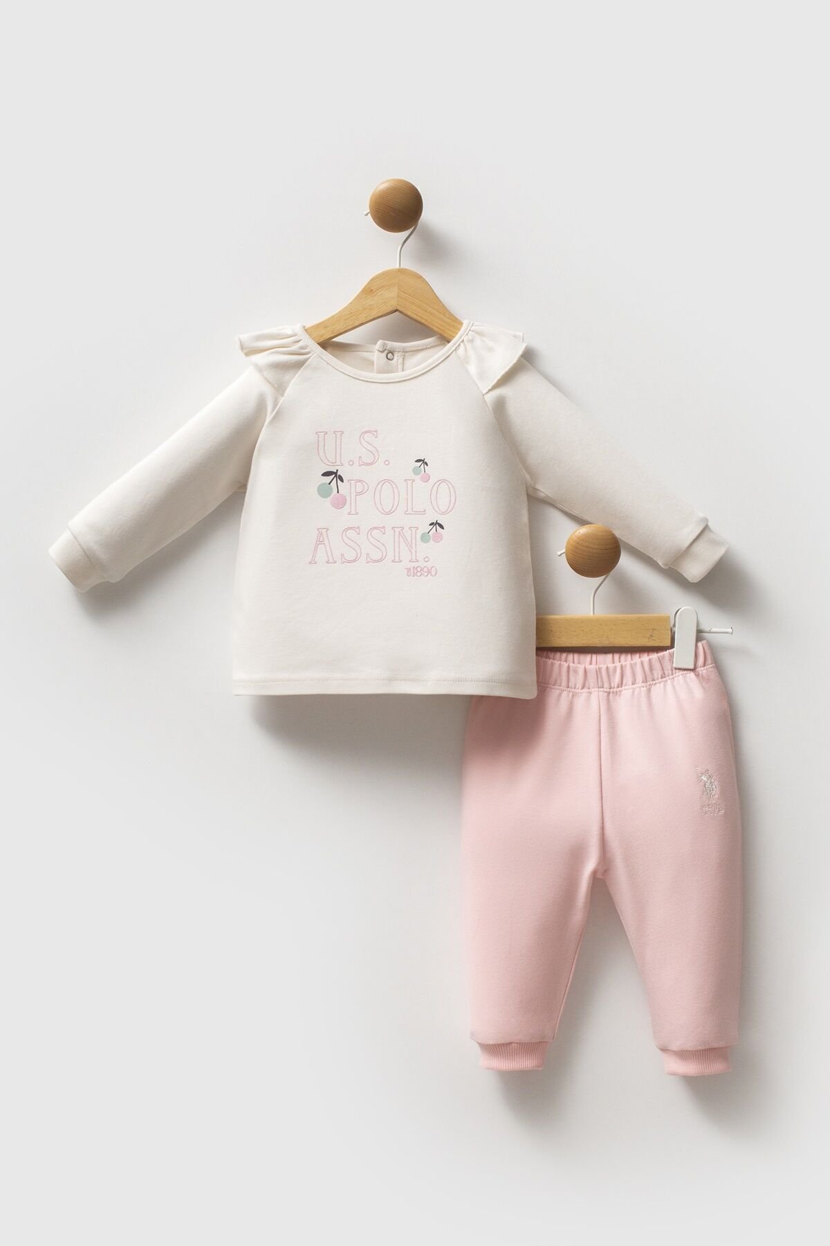 U.s. Polo Assn 2 Li̇ Takım Usb2749 Ekru