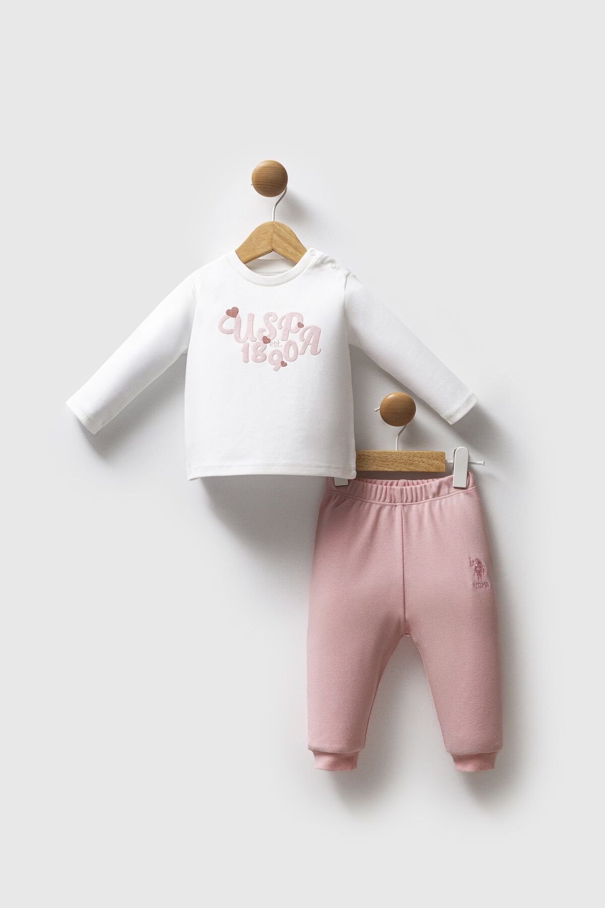 U.s. Polo Assn 3 Lü Takım Usb2712 Açık Pembe