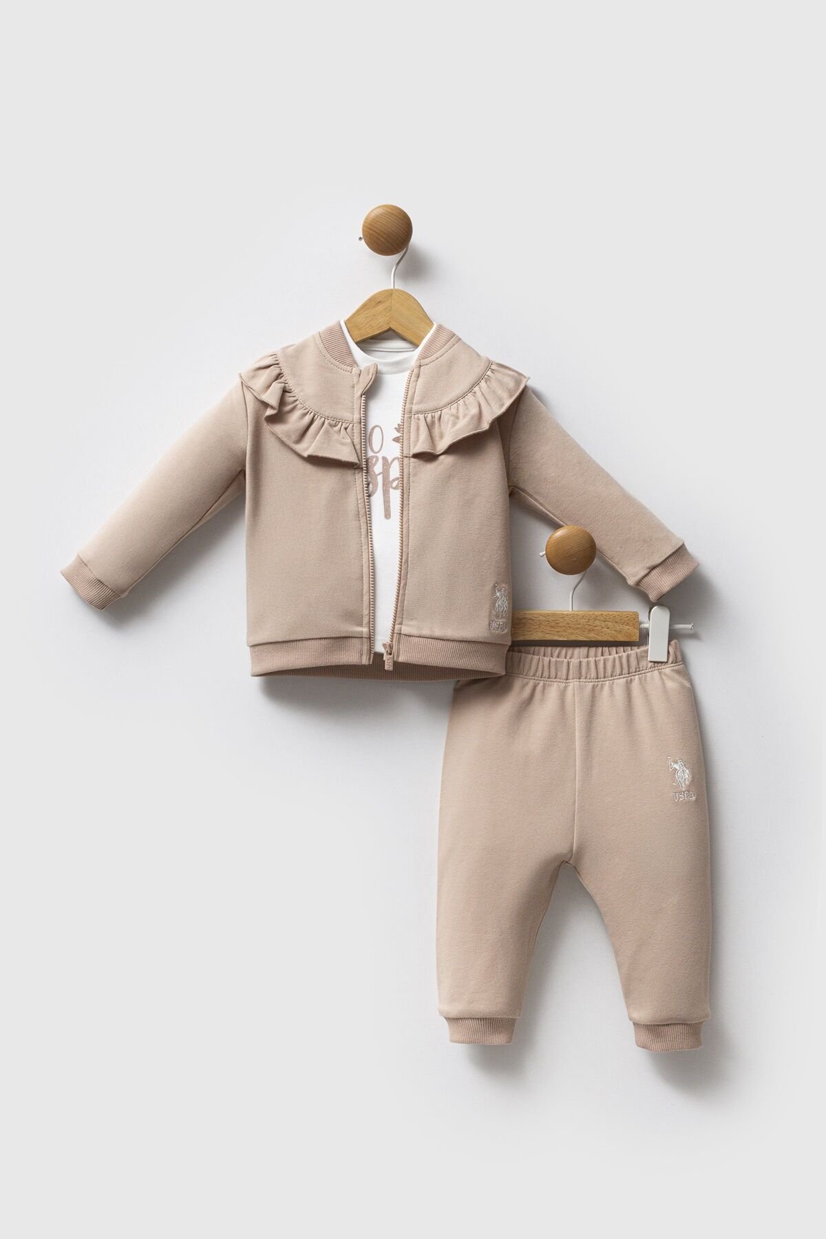 U.s. Polo Assn 3 Lü Takım Usb2723 Bi̇scui̇t