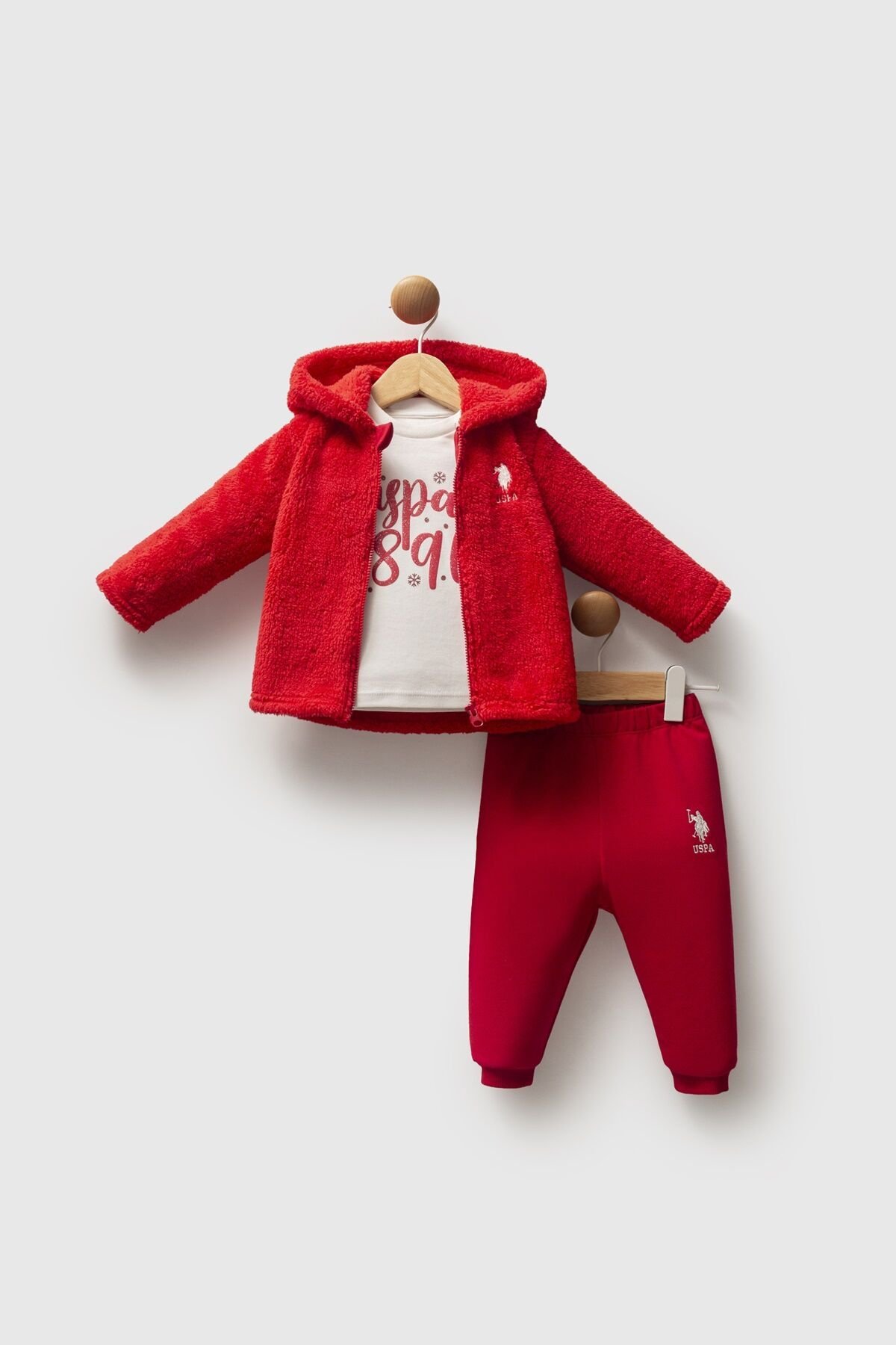 U.s. Polo Assn 3 Lü Takım Usb2732 Kırmızı