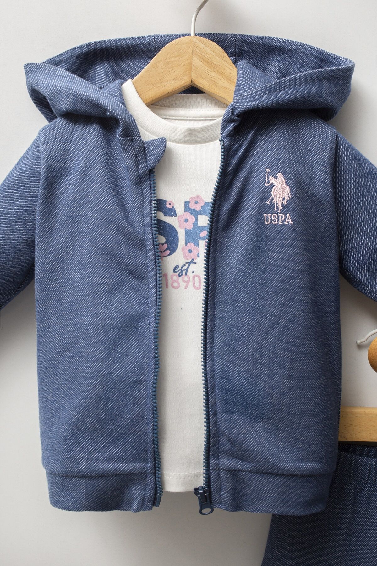 U.s. Polo Assn 3 Lü Takım Usb2778 Mavi̇