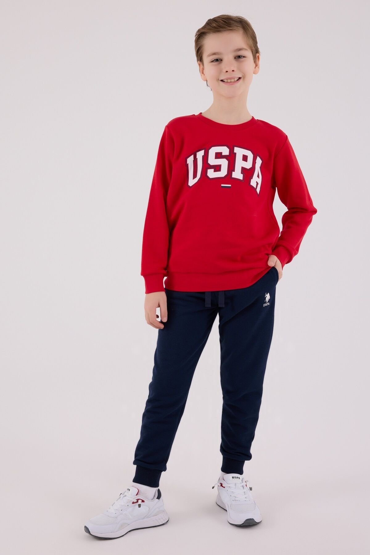 U.s. Polo Assn Eşofman Takımı Us2227-4 Kırmızı