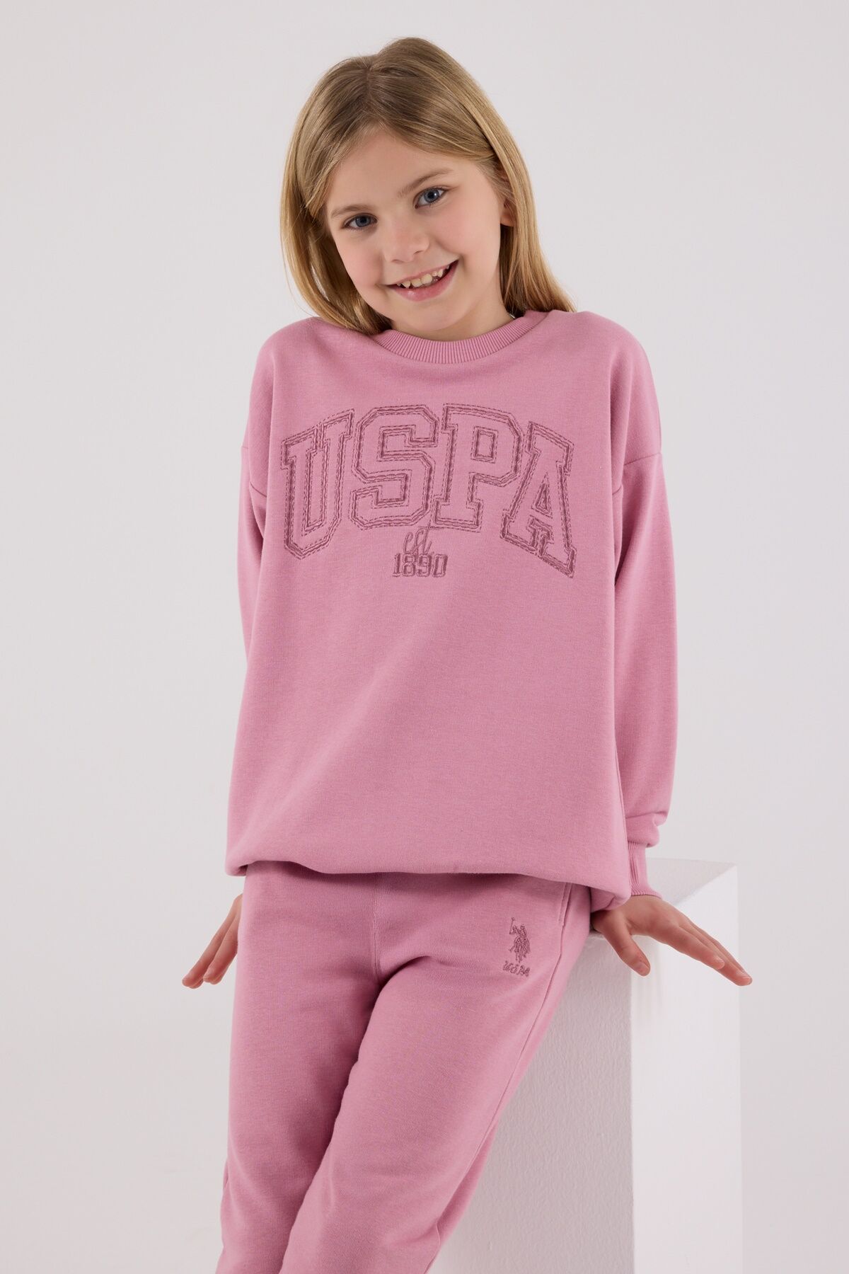 U.s. Polo Assn Eşofman Takımı Us2305-4 Gül Kurusu