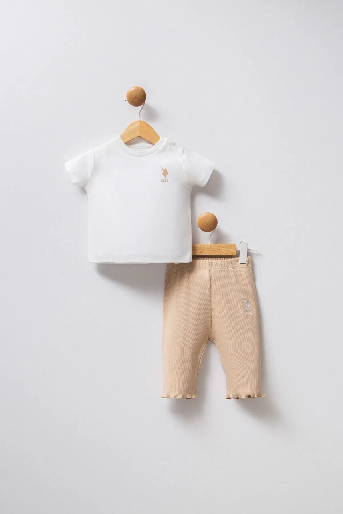 U.s Polo Bebek 3 Lü Takım Usb2382 Beyaz