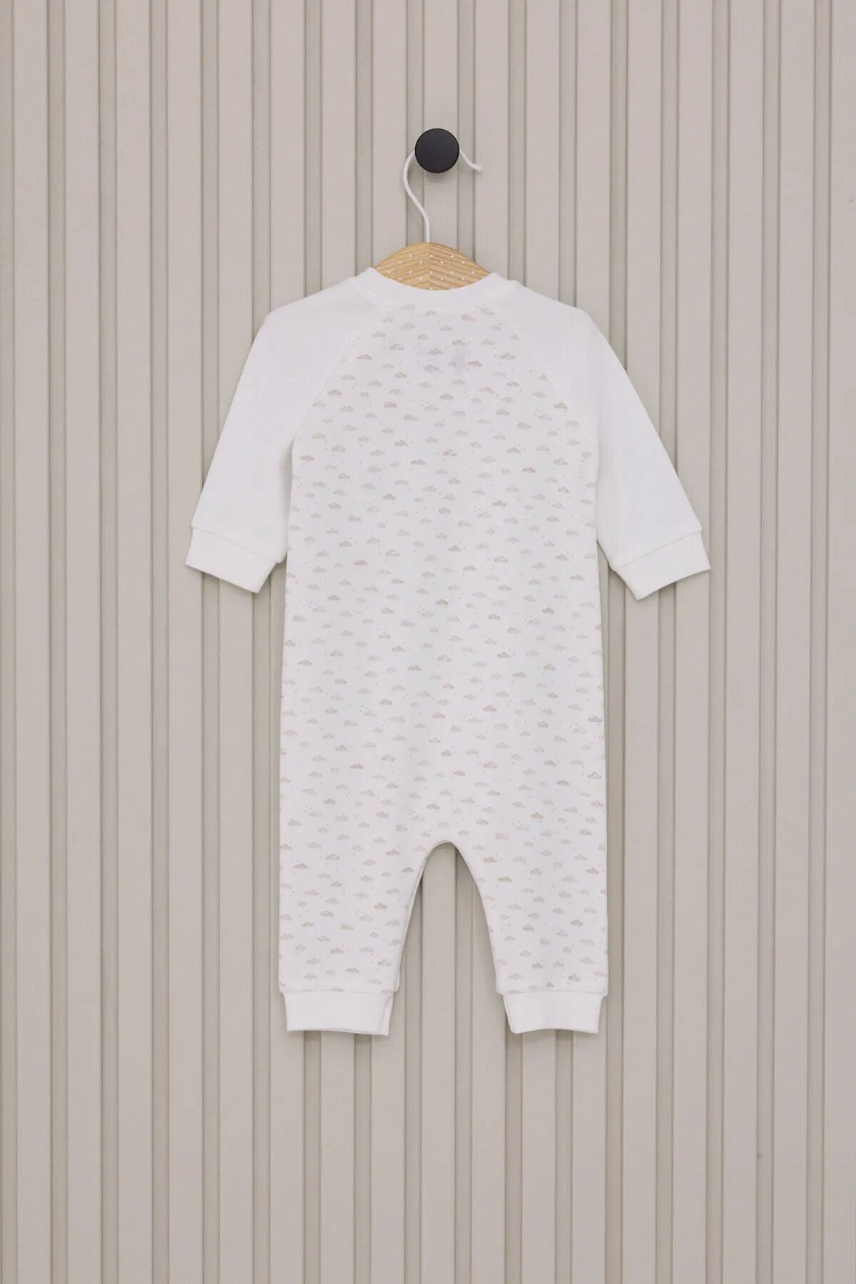 U.s.polo Erkek Bebek Uzun Kol Pati̇ksi̇z Tulum Usb2025 Krem