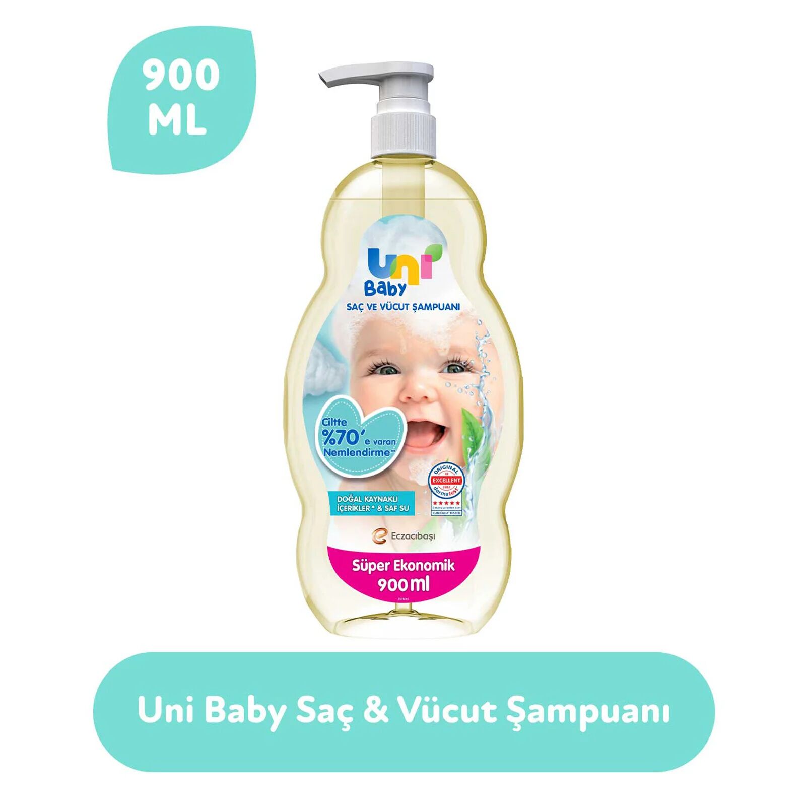 Uni̇ Baby Bebek Şampuanı 900Ml
