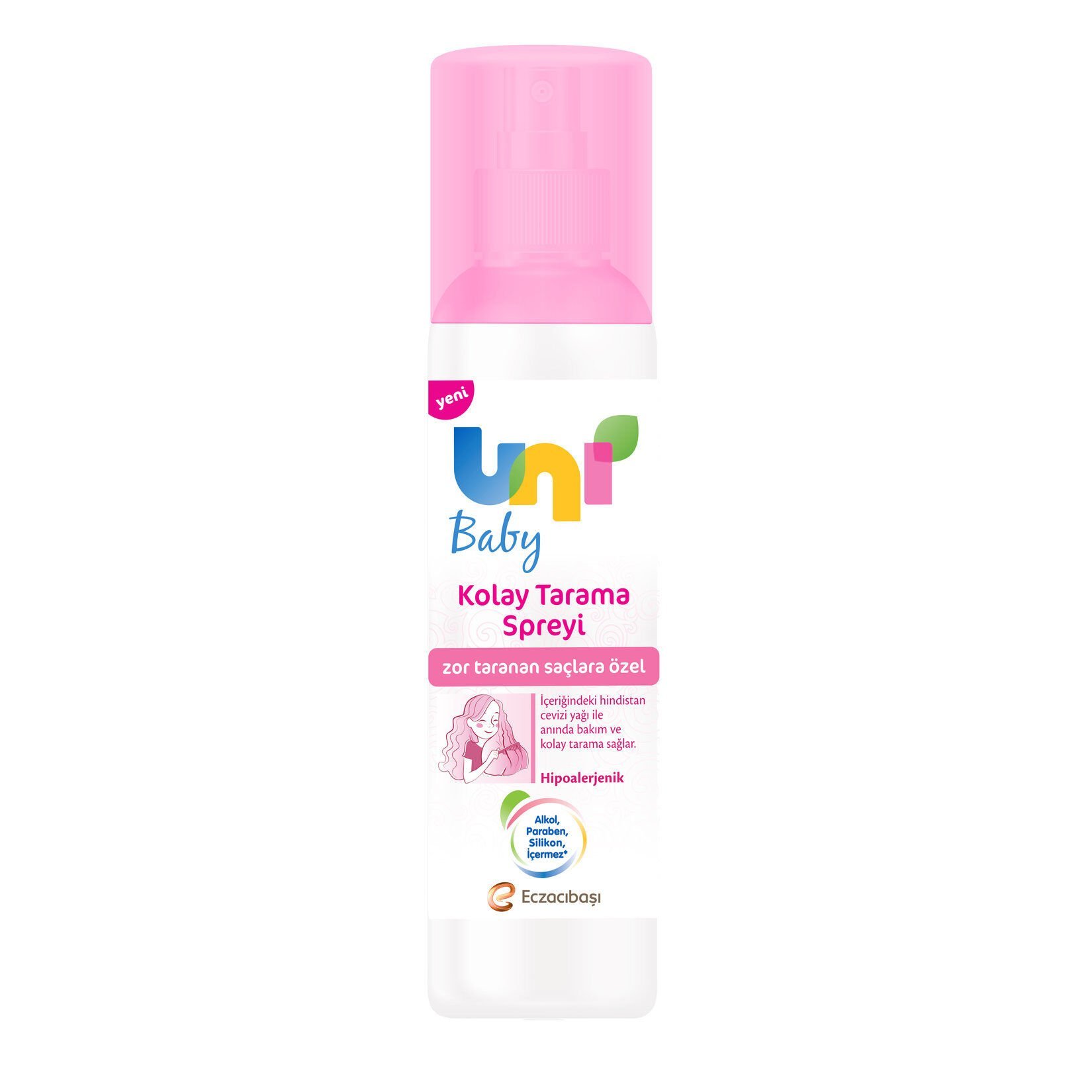Uni̇ Baby Kolay Saç Tarama Spreyi̇ 200Ml