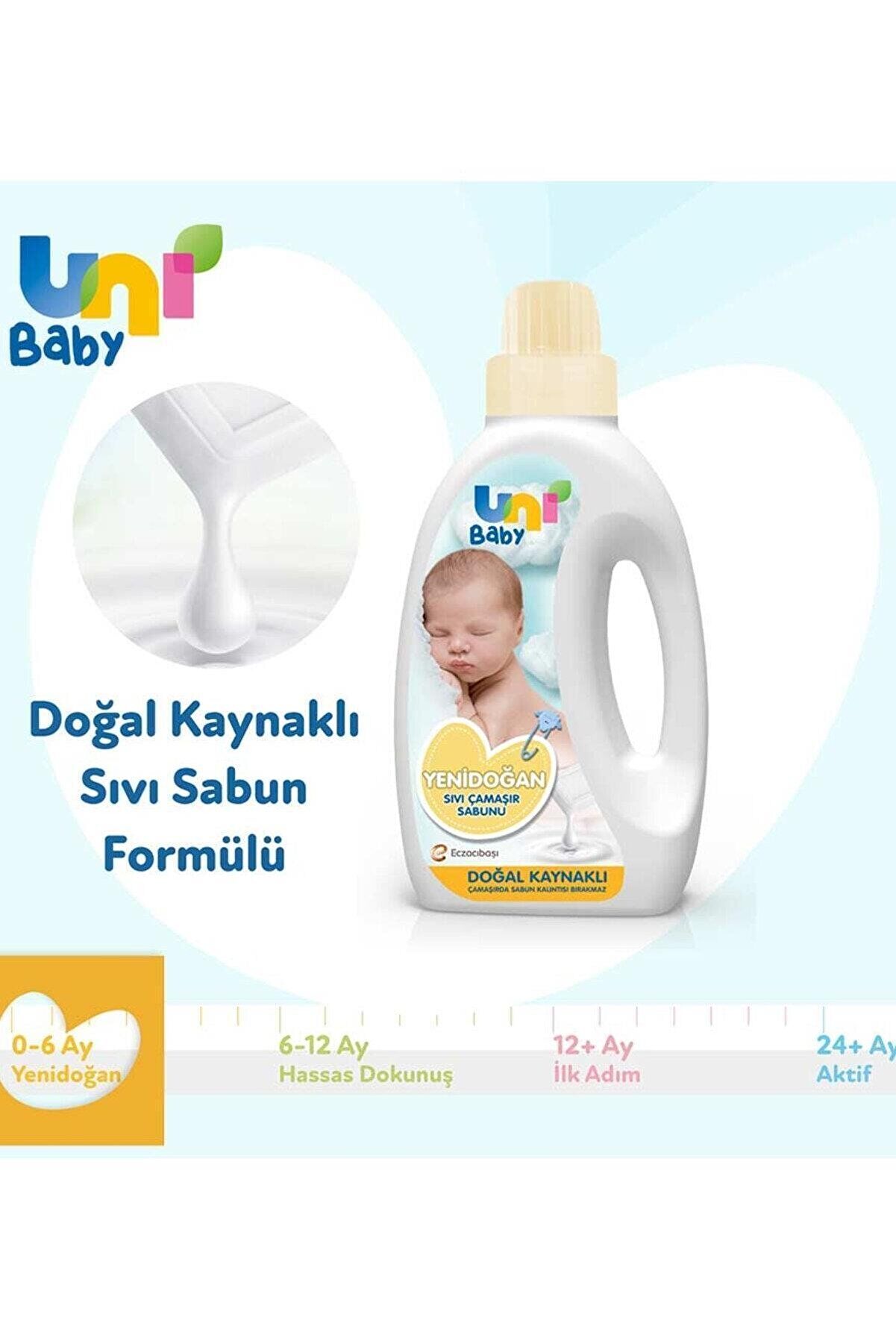 Uni̇ Baby Yeni̇doğan Sıvı Çamaşır Sabunu 1500Ml