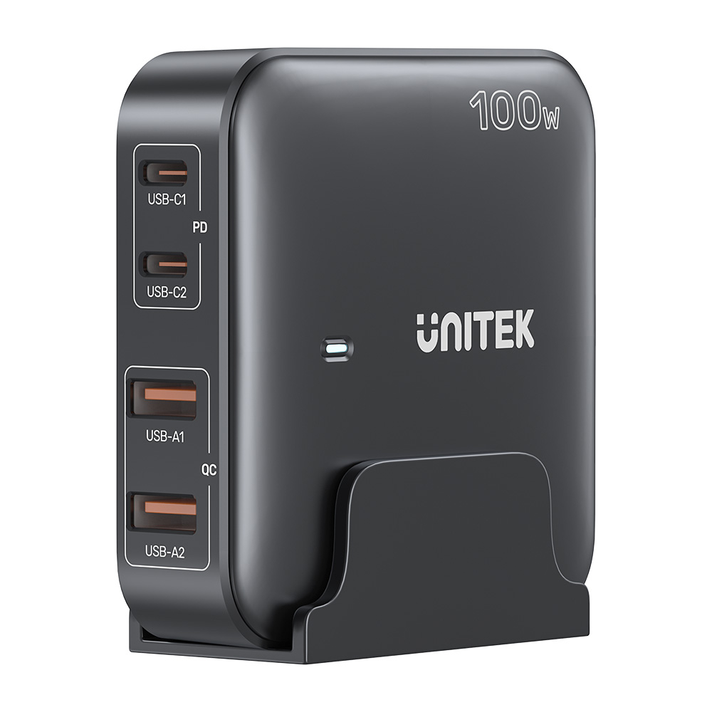 Uni̇tek 100W Masaüstü Şarj İstasyonu Si̇yah (P1229Abk)