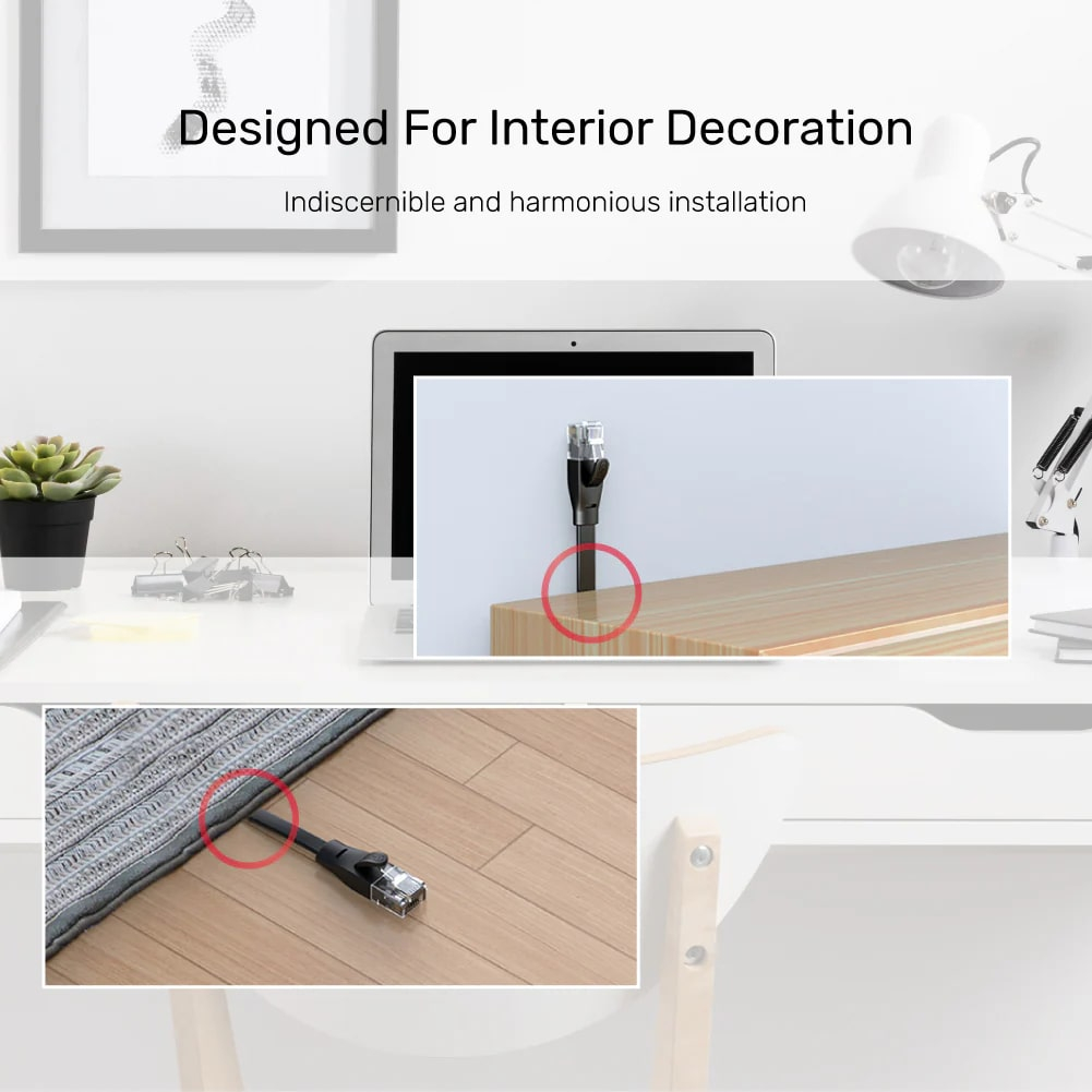 Unıtek Cat6 Patch Kablo 15Mt Flat (C1814Gbk)