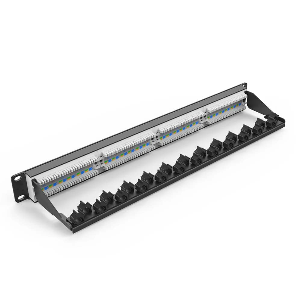 Unıtek Cat6 Utp 24 Port Rj45 Patch Panel (T003A)