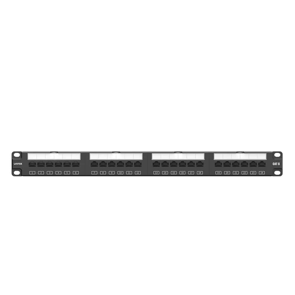 Unıtek Cat6 Utp 24 Port Rj45 Patch Panel (T003A)