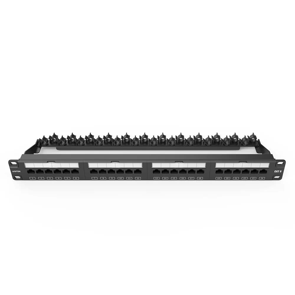 Unıtek Cat6 Utp 24 Port Rj45 Patch Panel (T003A)