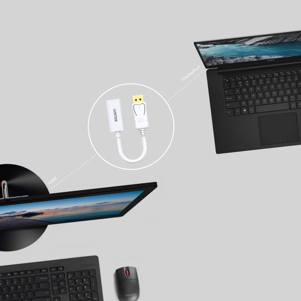 Unıtek Dısplay Port To Hdmı Adaptör 4K (Y-6332)