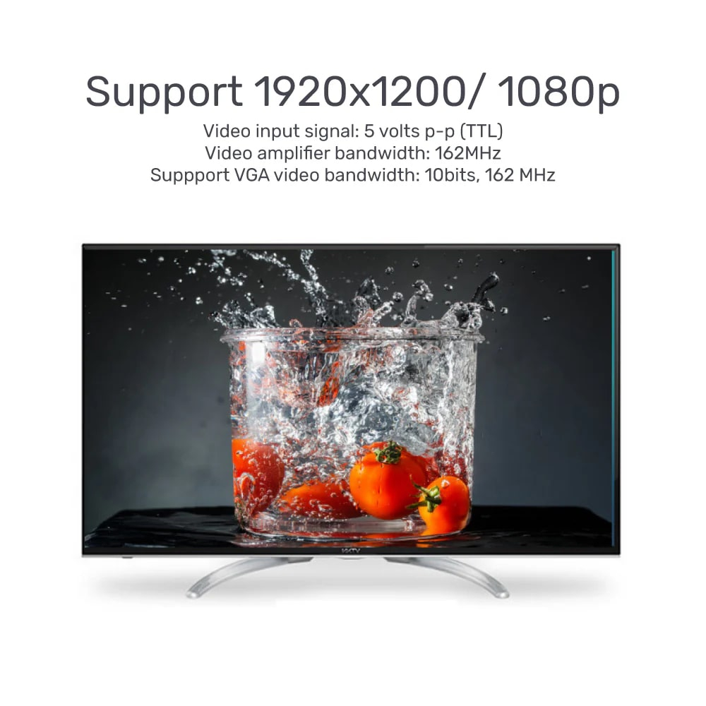 Unıtek Hdmı To Vga Ses Destekli̇ 1080P (Y-6333)