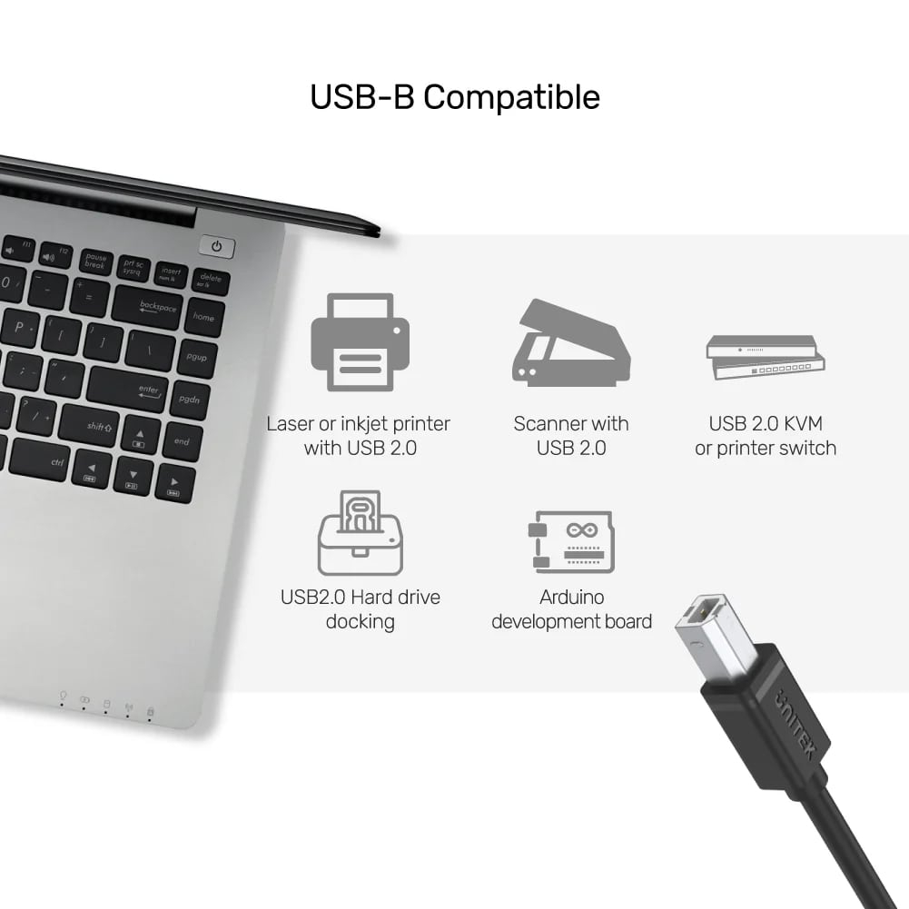 Unıtek Usb-A To Usb-B Yazıcı Kablo 3Mt (Y-C420Gbk)