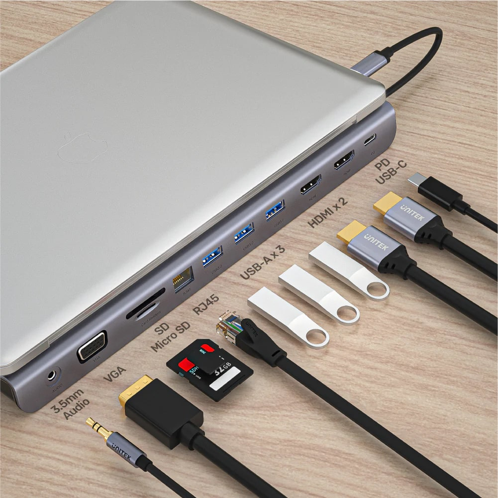 Unıtek Usb-C 11İn1 Unıversal Dockıng Mst (D1022B)