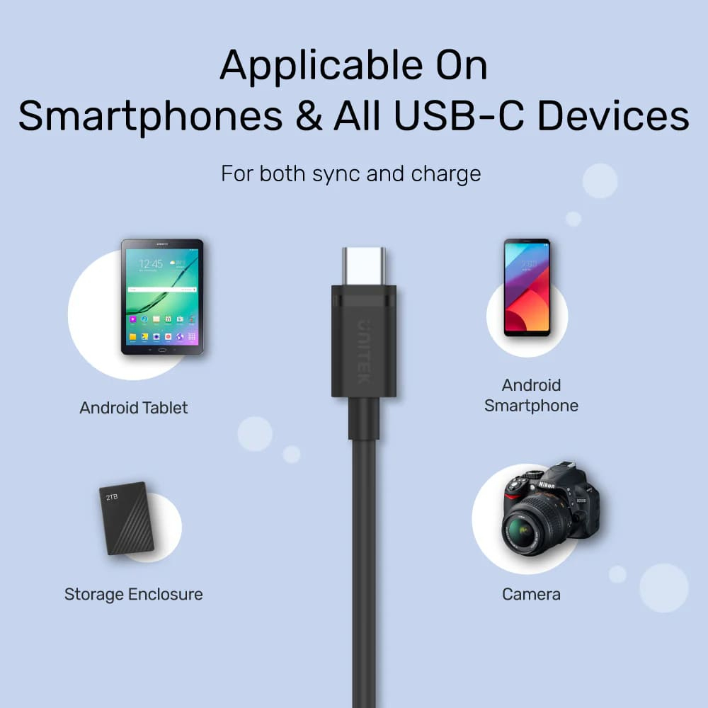 Unıtek Usb3.0 To Usb-C Şarj 1.5Mt (C14103Bk-1.5M)