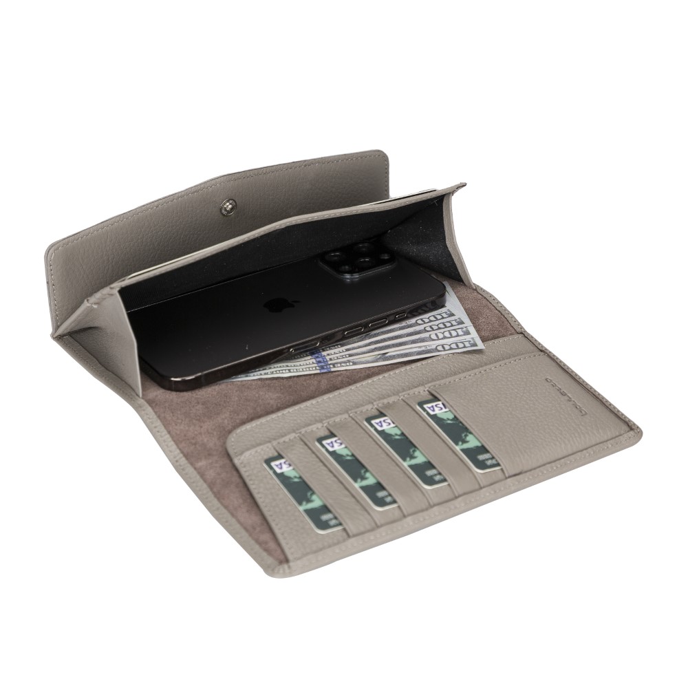 Vi̇nce Deri̇ Kadın Cüzdan Kılıf Fl06 Vi̇zon