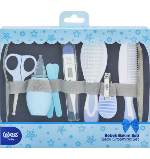 Wee Baby Bebek Bakım Seti̇ 192 Mavi̇