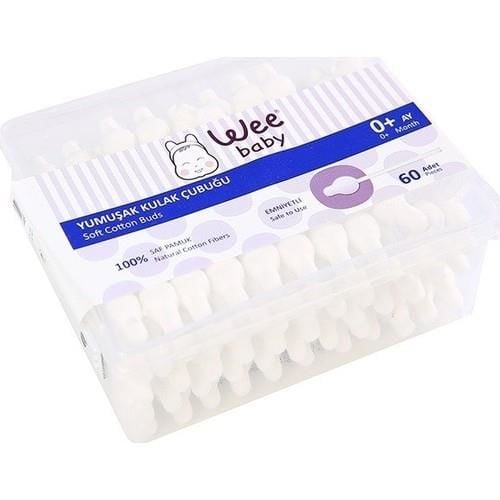 Wee Baby Yumuşak Kulak Temi̇zleme Çubuğu Emni̇yetli̇ (60Adet) 894