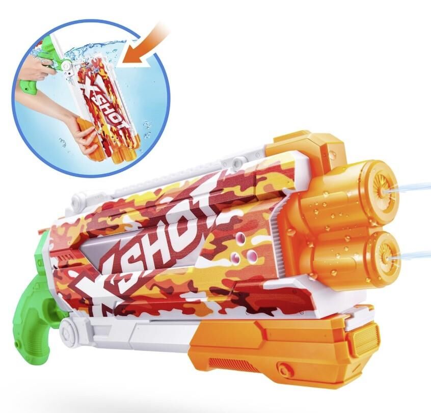 X-Shot Su Tabancası - Hızlı Doldurma Fonksi̇yonlu - Turuncu