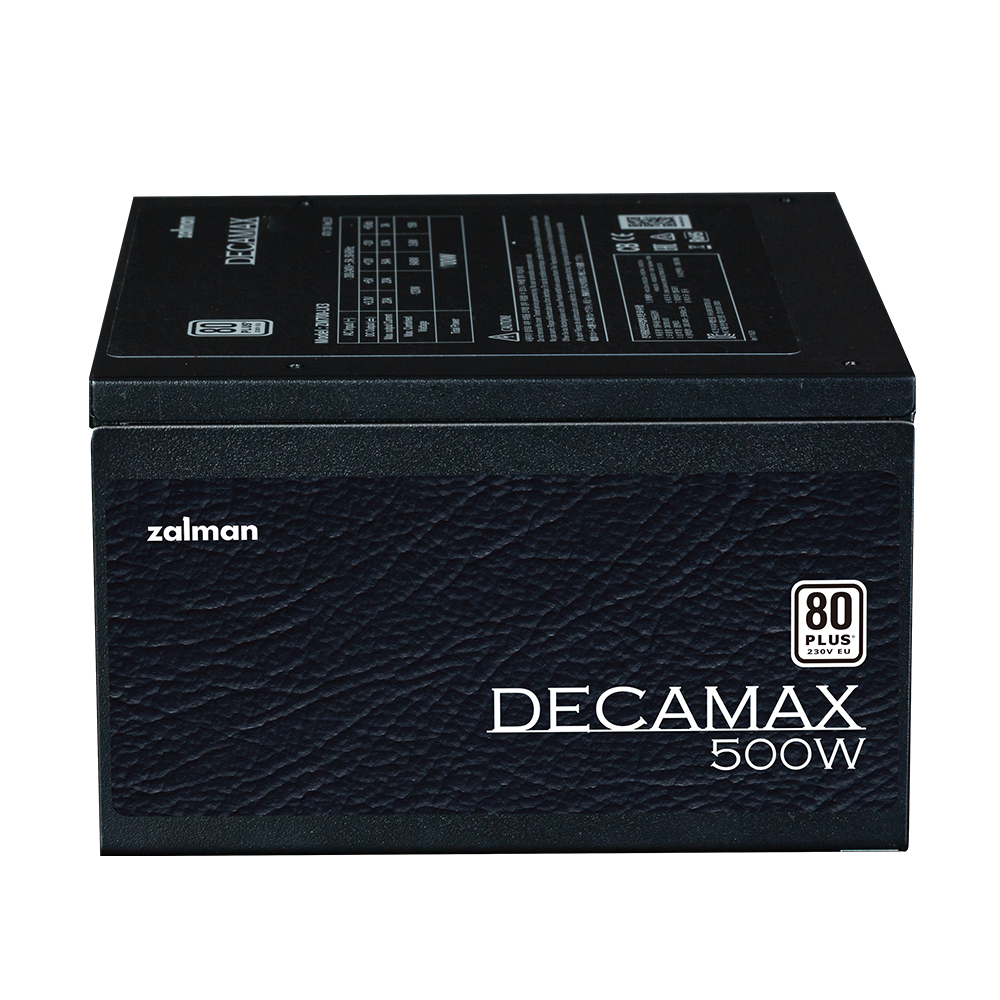 Zalman Decamax 500W Zm500-Lx3 80+ Standard Power Supply