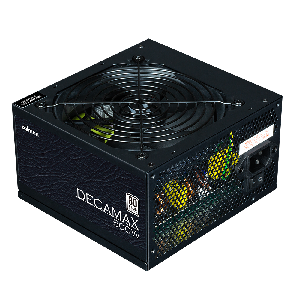 Zalman Decamax 500W Zm500-Lx3 80+ Standard Power Supply