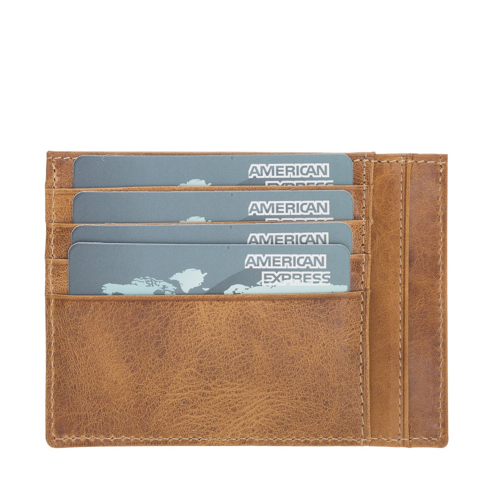 Zi̇p Deri̇ Fermuarlı Kartlık Zpch V18 Taba